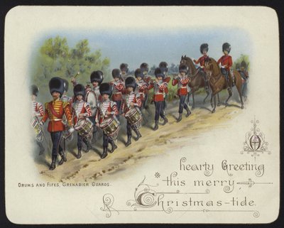 Drums and Fifes，Grenadier Guards（chromolitho） 作者 理查德·辛金